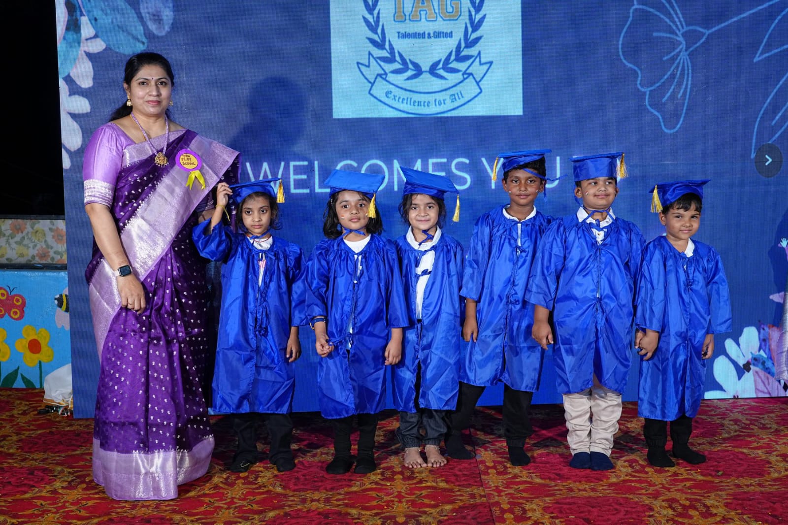 Preschool graduation ceremony at Tag Play School Hyderabad