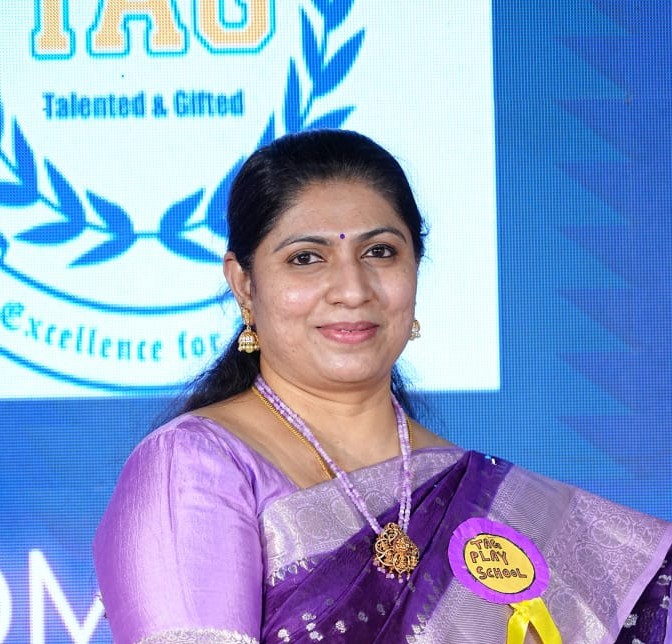 Vellala Jyotsna — Principal and Founder of Tag Play School preschool in Masab Tank, Hyderabad